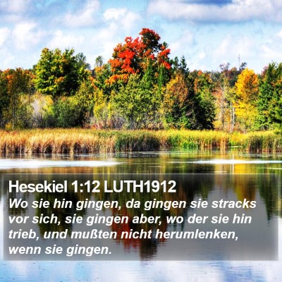 Hesekiel 1:12 LUTH1912 Bible Verse Image