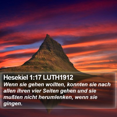 Hesekiel 1:17 LUTH1912 Bible Verse Image
