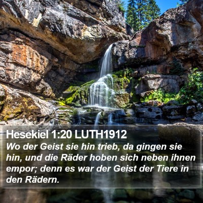 Hesekiel 1:20 LUTH1912 Bible Verse Image