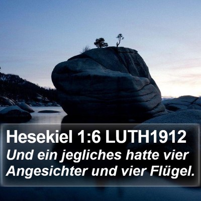 Hesekiel 1:6 LUTH1912 Bible Verse Image