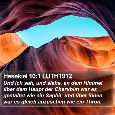 Hesekiel 10:1 LUTH1912 Bible Verse Image