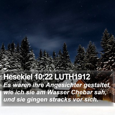 Hesekiel 10:22 LUTH1912 Bible Verse Image