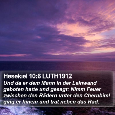 Hesekiel 10:6 LUTH1912 Bible Verse Image