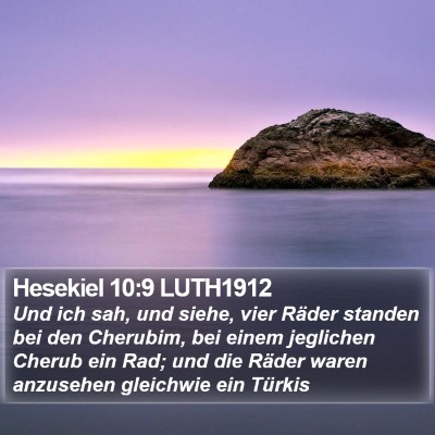 Hesekiel 10:9 LUTH1912 Bible Verse Image
