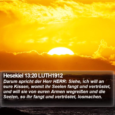 Hesekiel 13:20 LUTH1912 Bible Verse Image