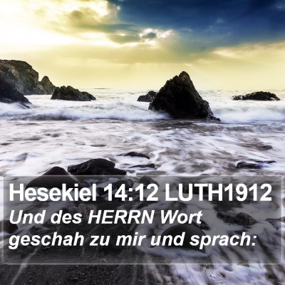 Hesekiel 14:12 LUTH1912 Bible Verse Image