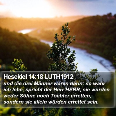 Hesekiel 14:18 LUTH1912 Bible Verse Image
