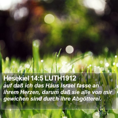 Hesekiel 14:5 LUTH1912 Bible Verse Image