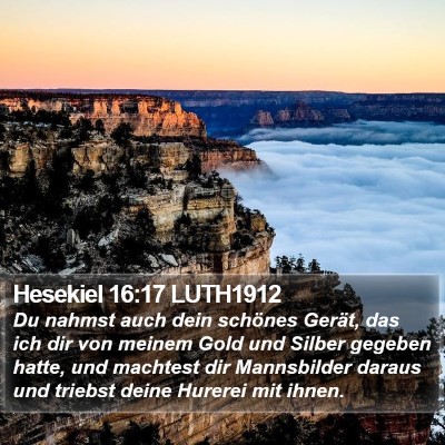 Hesekiel 16:17 LUTH1912 Bible Verse Image