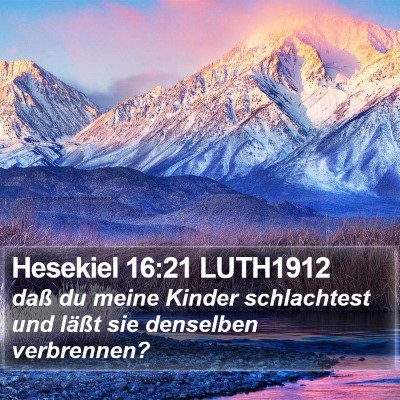 Hesekiel 16:21 LUTH1912 Bible Verse Image