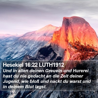 Hesekiel 16:22 LUTH1912 Bible Verse Image