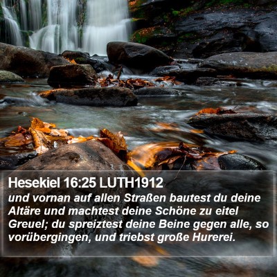 Hesekiel 16:25 LUTH1912 Bible Verse Image