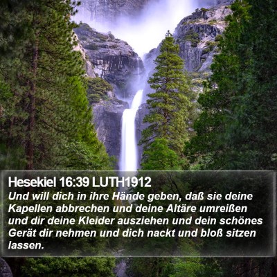 Hesekiel 16:39 LUTH1912 Bible Verse Image