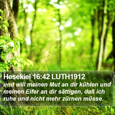 Hesekiel 16:42 LUTH1912 Bible Verse Image