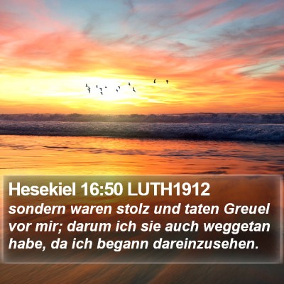 Hesekiel 16:50 LUTH1912 Bible Verse Image