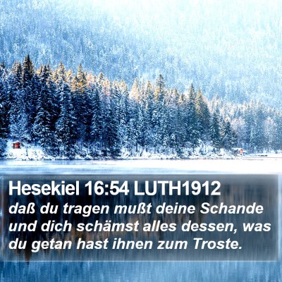 Hesekiel 16:54 LUTH1912 Bible Verse Image