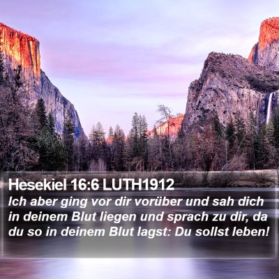 Hesekiel 16:6 LUTH1912 Bible Verse Image