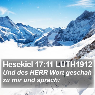 Hesekiel 17:11 LUTH1912 Bible Verse Image