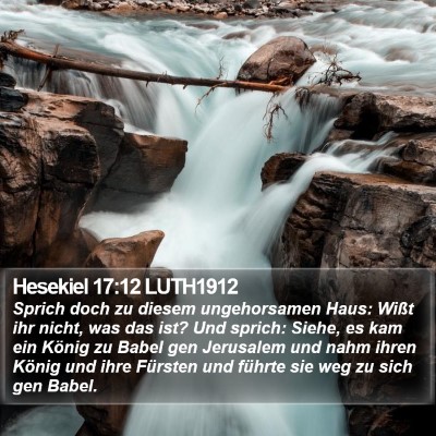 Hesekiel 17:12 LUTH1912 Bible Verse Image