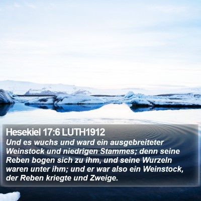 Hesekiel 17:6 LUTH1912 Bible Verse Image
