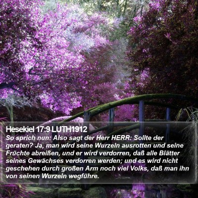 Hesekiel 17:9 LUTH1912 Bible Verse Image