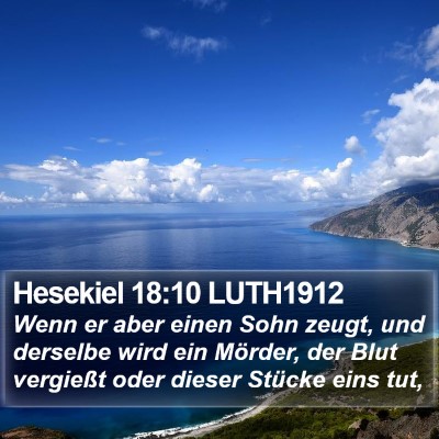 Hesekiel 18:10 LUTH1912 Bible Verse Image