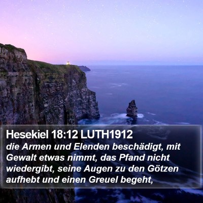 Hesekiel 18:12 LUTH1912 Bible Verse Image