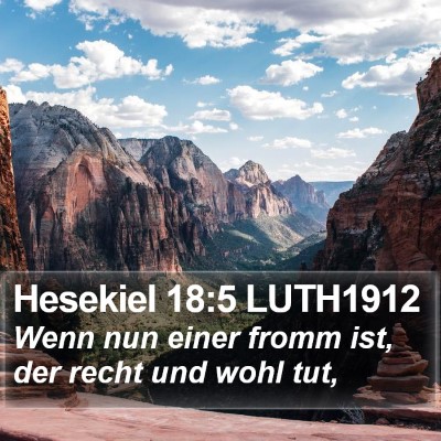 Hesekiel 18:5 LUTH1912 Bible Verse Image