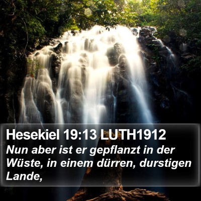 Hesekiel 19:13 LUTH1912 Bible Verse Image
