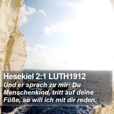 Hesekiel 2:1 LUTH1912 Bible Verse Image
