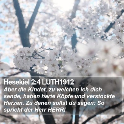 Hesekiel 2:4 LUTH1912 Bible Verse Image