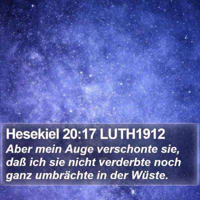 Hesekiel 20:17 LUTH1912 Bible Verse Image