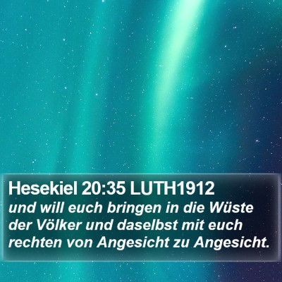 Hesekiel 20:35 LUTH1912 Bible Verse Image
