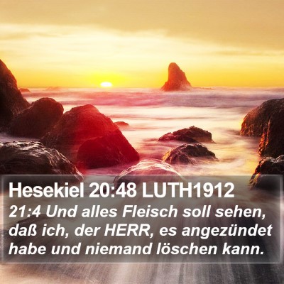 Hesekiel 20:48 LUTH1912 Bible Verse Image