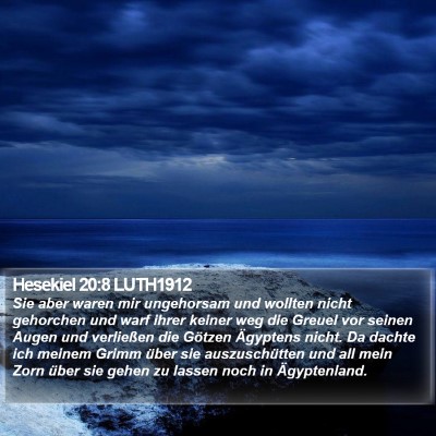 Hesekiel 20:8 LUTH1912 Bible Verse Image