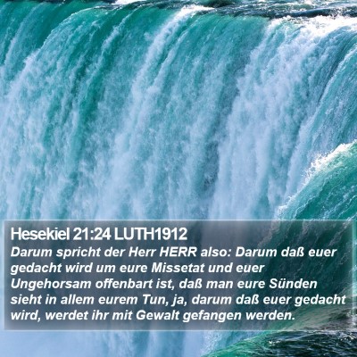Hesekiel 21:24 LUTH1912 Bible Verse Image