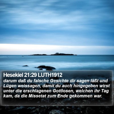 Hesekiel 21:29 LUTH1912 Bible Verse Image