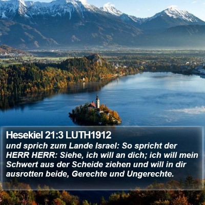 Hesekiel 21:3 LUTH1912 Bible Verse Image