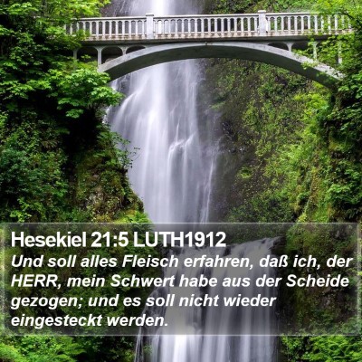 Hesekiel 21:5 LUTH1912 Bible Verse Image