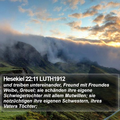 Hesekiel 22:11 LUTH1912 Bible Verse Image