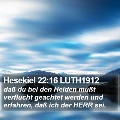 Hesekiel 22:16 LUTH1912 Bible Verse Image