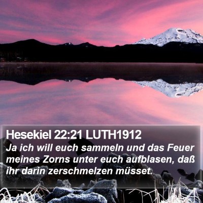 Hesekiel 22:21 LUTH1912 Bible Verse Image