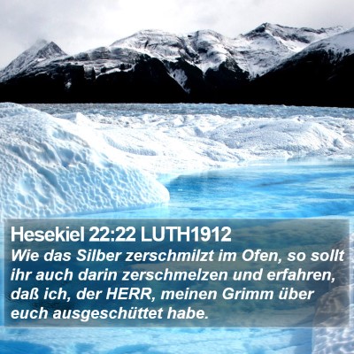 Hesekiel 22:22 LUTH1912 Bible Verse Image
