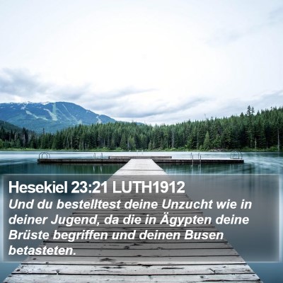 Hesekiel 23:21 LUTH1912 Bible Verse Image