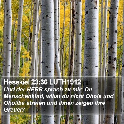 Hesekiel 23:36 LUTH1912 Bible Verse Image