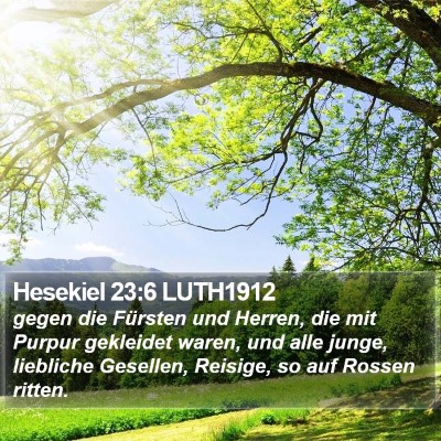 Hesekiel 23:6 LUTH1912 Bible Verse Image