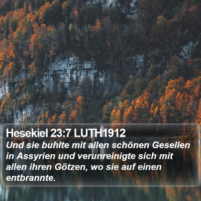Hesekiel 23:7 LUTH1912 Bible Verse Image