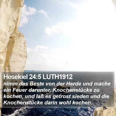 Hesekiel 24:5 LUTH1912 Bible Verse Image