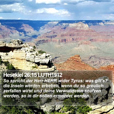 Hesekiel 26:15 LUTH1912 Bible Verse Image