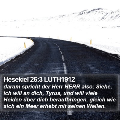 Hesekiel 26:3 LUTH1912 Bible Verse Image